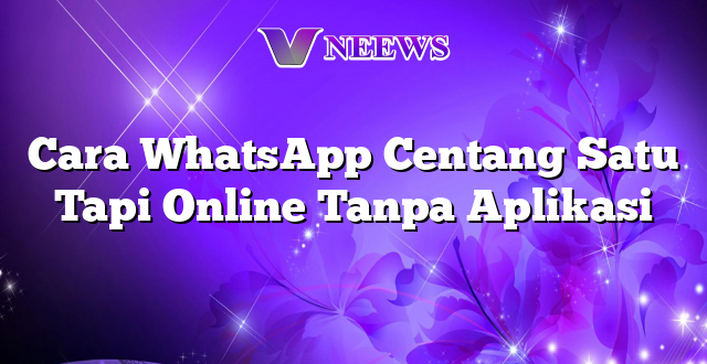 Cara WhatsApp Centang Satu Tapi Online Tanpa Aplikasi