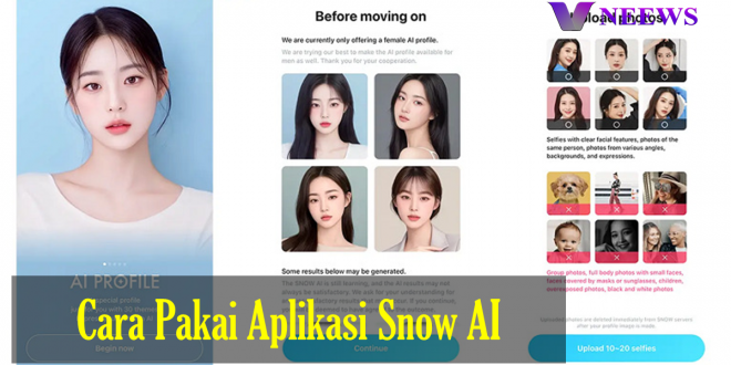 Cara Pakai Aplikasi Snow AI