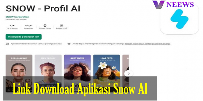 Link Download Aplikasi Snow AI