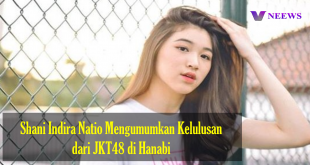 Shani Indira Natio Mengumumkan Kelulusan dari JKT48 di Hanabi